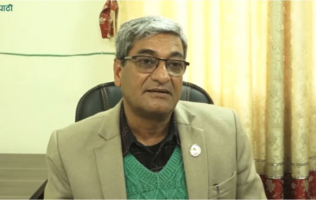 समितिका संयोजक रमेश लेखक। फाइल तस्बिर